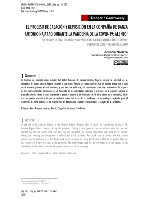 Los lenguajes artísticos combinados como herramienta metodológica compositiva durante un proceso de creación que involucra a la danza y a la escultura en la escena