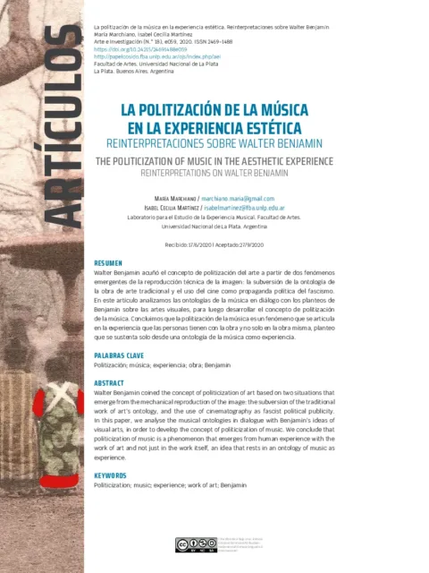 La politización de la estética en el lenguaje de la danza