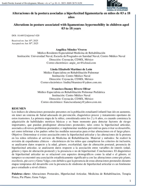 Prevalencia de hiperlaxitud ligamentaria