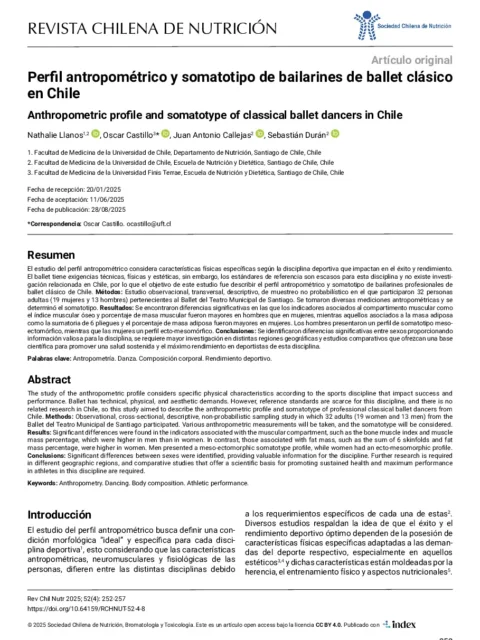 Diferencias biomecánicas en el miembro inferior entre bailarines de ballet clásico y no bailarines