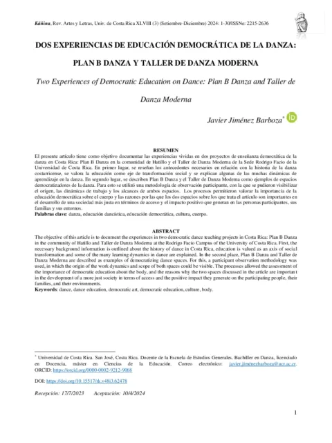 Manual de Danza