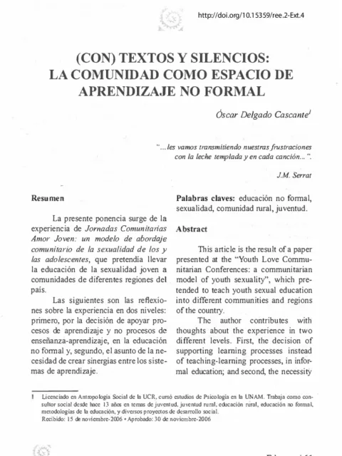 Aprendizaje no formal de la danza como espacio de identidad e integración para la comunidad haitiana