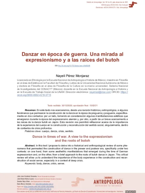 Cierta época para danzar