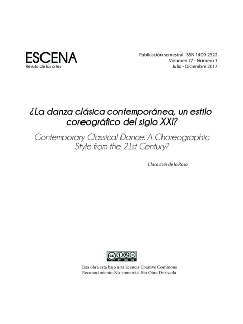 La danza clásica de Tulio de la Rosa