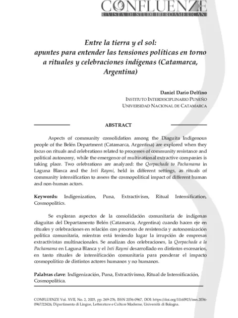 Escenarios rituales