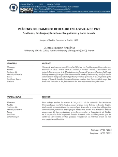 La malagueñita, bailaora de tarantas