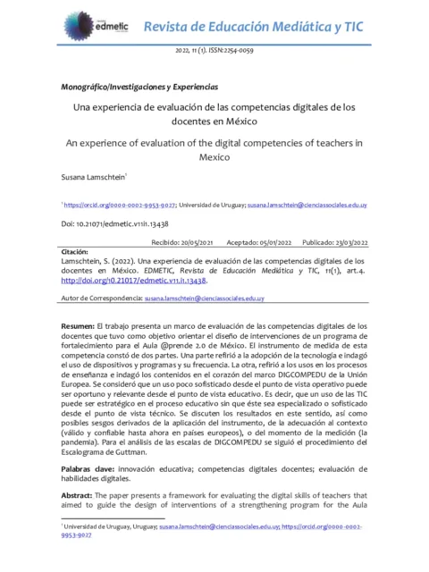 Motivación, autoconcepto físico, evaluación de las competencias docentes
