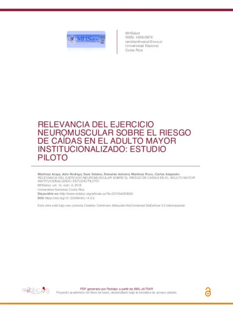 El movimiento institucionalizado