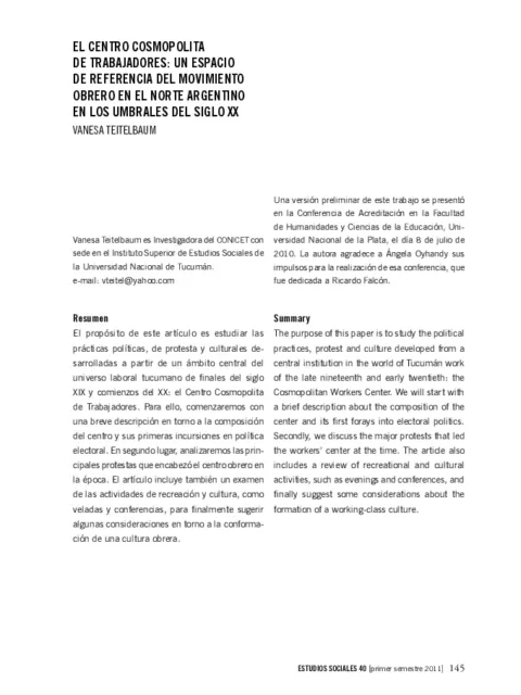 El movimiento, eje recuperador de un espacio perdido, centro de danzas