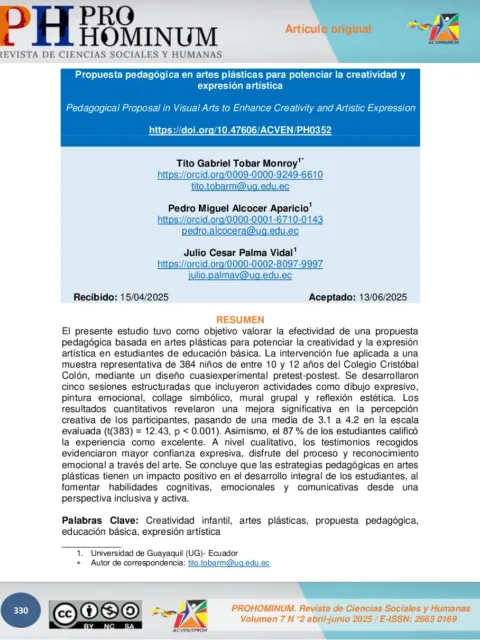 Propuesta pedagógica en danza y artes plásticas