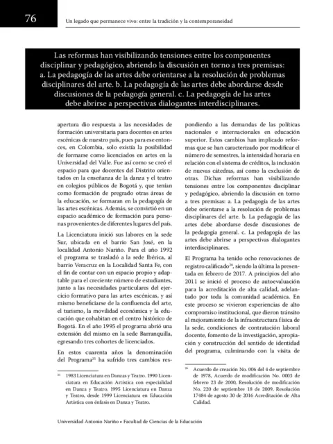 Entre tradición y contemporaneidad