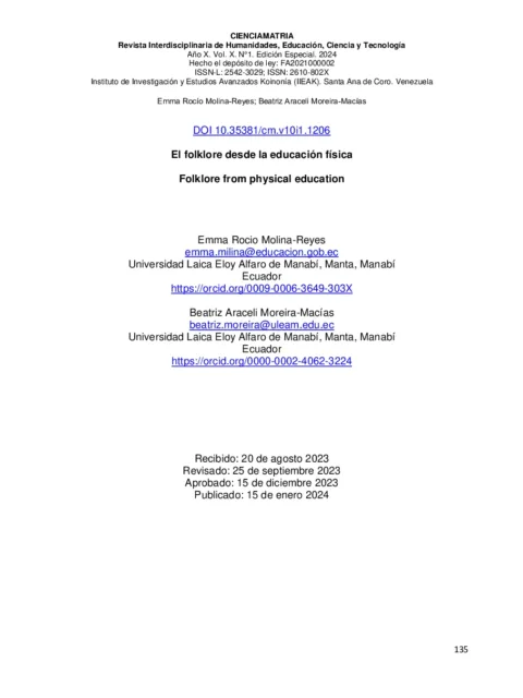 Folklore y educación