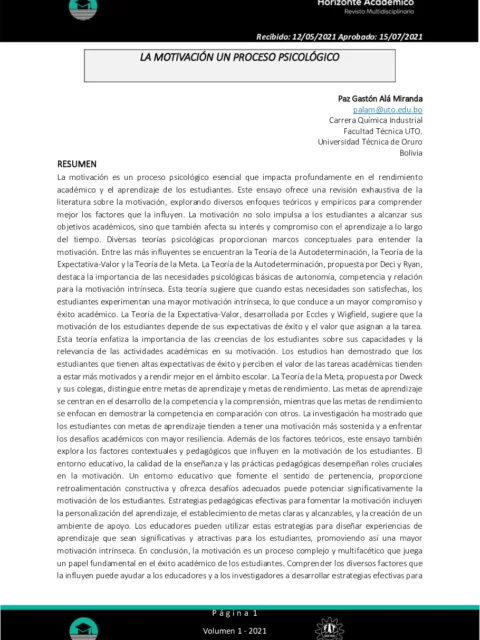 Un horizonte difuso