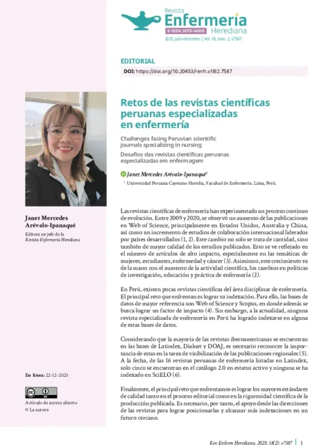 Las revistas especializadas