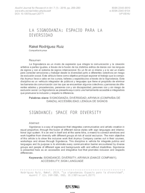 La signodanza