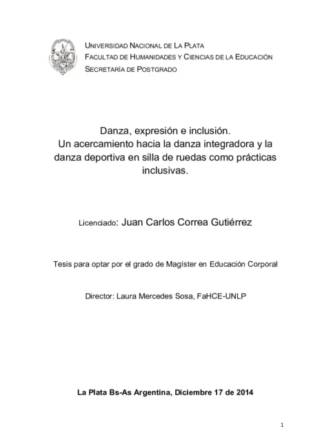 Danza, expresión e inclusión