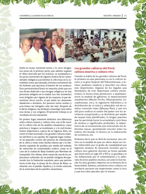 LA DANZA DE LOS SHUCAS: APUNTES Y REFLEXIONES SOBRE GALLINAZOS Y UQUIHUAS