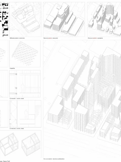 Rehabilitación de cuatro manzanas para danza y música. Barrio de Chelsea, Nueva York