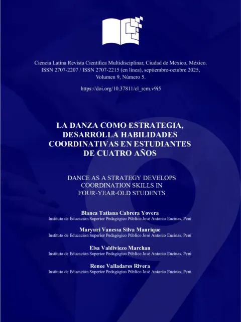 La Danza como Estrategia, Desarrolla Habilidades Coordinativas en Estudiantes de Cuatro Años