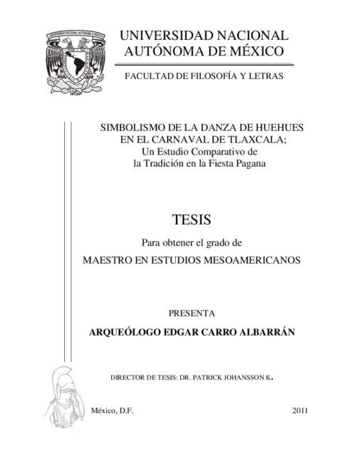 Simbolismo de la danza de huehues en el Carnaval de Tlaxcala: Un estudio comparativo de la tradición en la fiesta pagana
