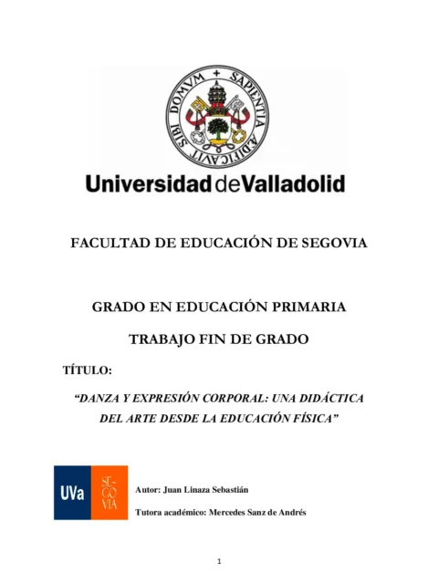 Danza y expresión corporal: una didáctica del arte desde la Educación Física
