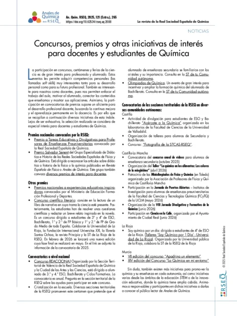 Concursos. Dos merecidos premios