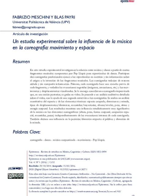 “Danza| Música | Cultura: Un viaje de movimiento inspirado por la música presente en la cultura de Portugal, España e Italia” Expresión corporal a través de movimientos de danza contemporánea sobre la influencia cultural que reside en cada país