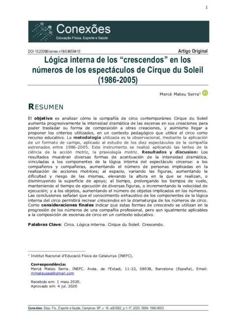 Lógica interna de los lenguajes artísticos motores