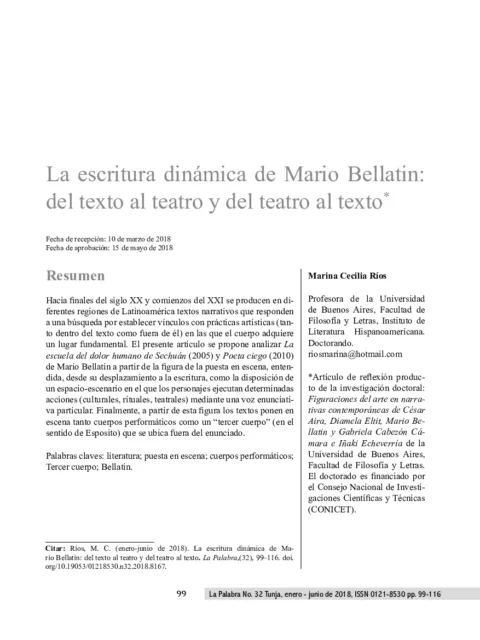 La danza como teatro : Segismundo, del texto al cuerpo
