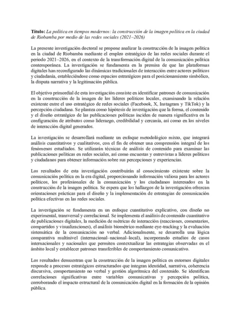 La Danza Como Medio De Construcción De Identidad En La Ciudad De Armenia