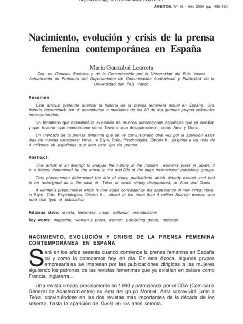 Crisis y evolución de la Danse D’École (Danza Académica) de 1890 A 1946, en el contexto de las Bellas Artes