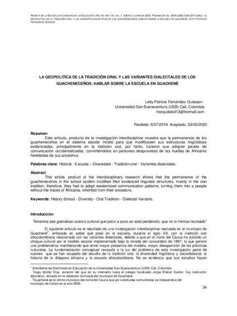 La educación dancística sucreña, entre la escuela de la tradición y la contemporaneidad, 2013