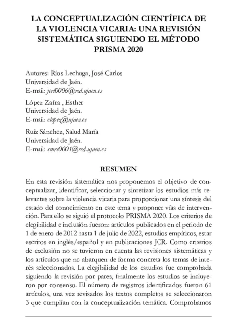 Beneficios psicológicos de la danza: una revisión sistemática siguiendo el protocolo PRISMA