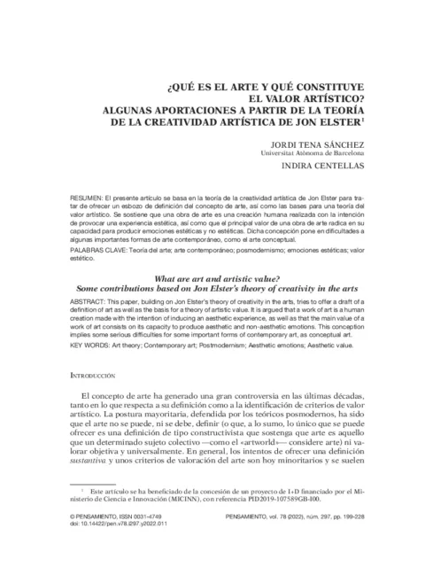 El valor formativo de la música y la danza y su evaluación: aportaciones a partir de la investigación existente