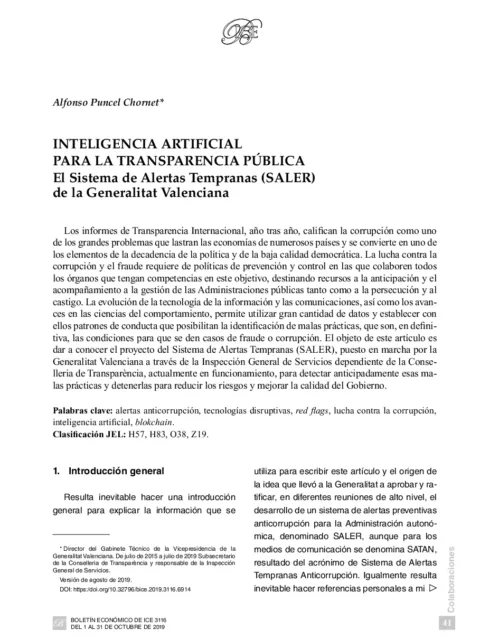 LA PRODUCCIÓN DE ESPECTÁCULOS DE DANZA: EL MODELO DE TEATRES DE LA GENERALITAT VALENCIANA