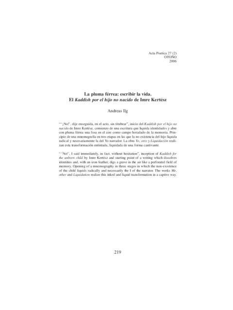 Escribir el movimiento: de la poética a la matemática