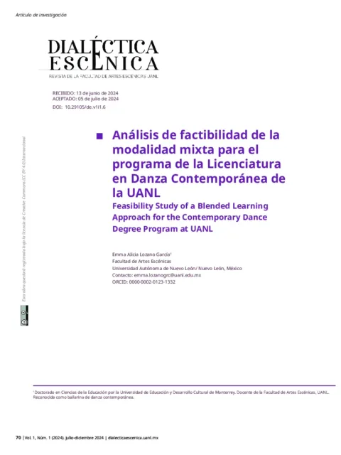 La importancia de la comprensión escénica en la expectación y los públicos de danza contemporánea