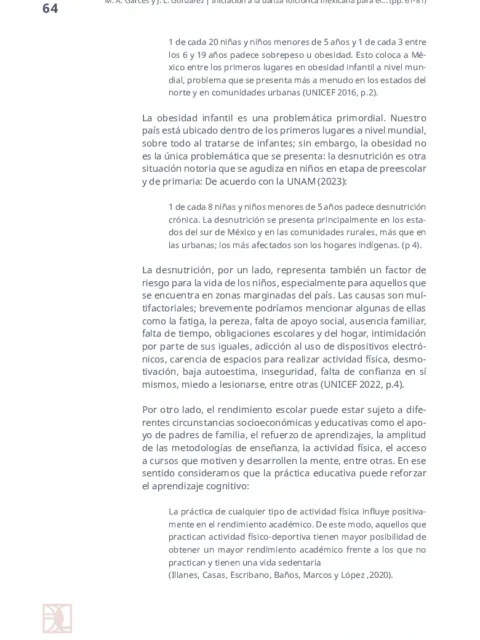 Efectos de la danza folclórica y urbana sobre el desarrollo motor en grado preescolar del colegio pablo vi en bogota