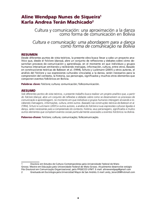 Danza, terapia y autismo. Una aproximación a una forma de trabajo