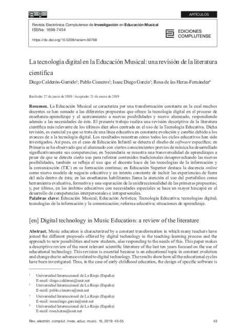 LA TECNOLOGÍA Y LA EDUCACIÓN EN DANZA: UNA REVISIÓN BIBLIOGRÁFICA EN WOS (2011-2021)