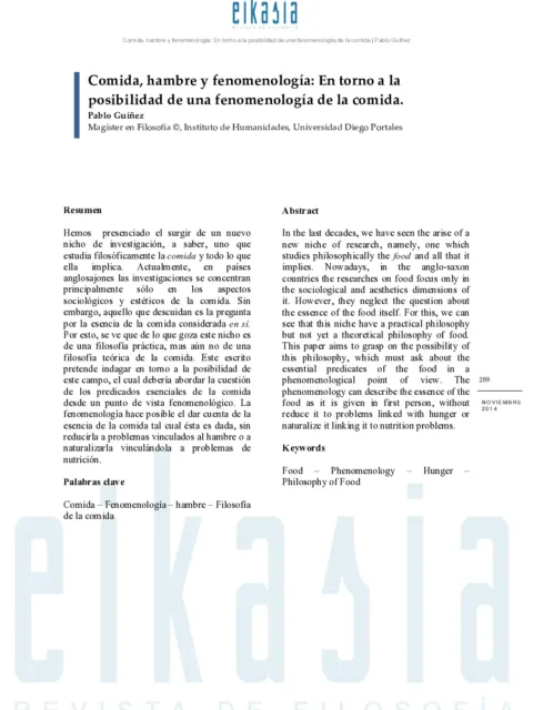 Filosofía y danza: una fenomenología de la improvisación