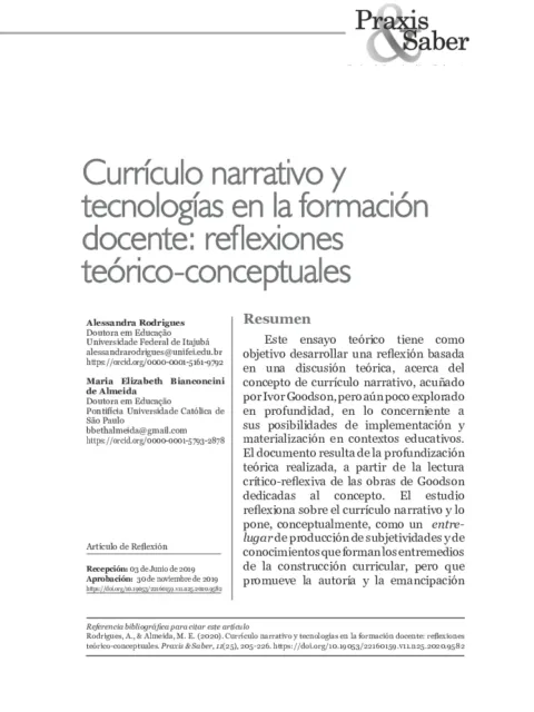 Reflexiones teórico-conceptuales para la construcción de un currículo en Danza-Teatro