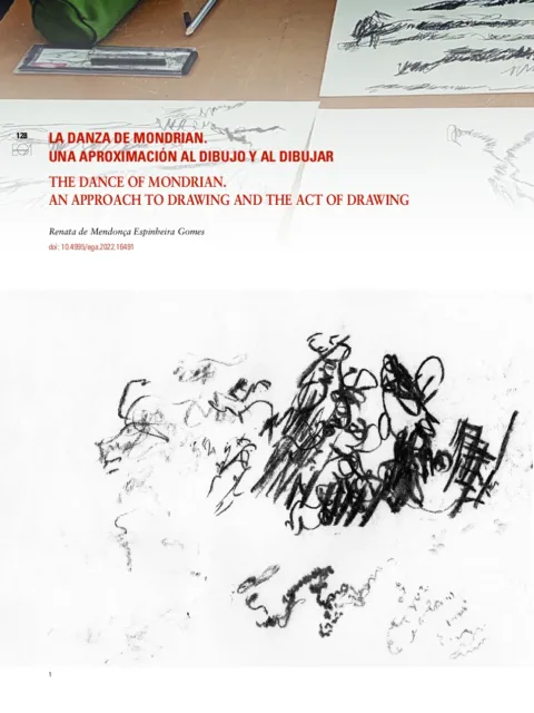La danza de Mondrian. Una aproximación al dibujo y al dibujar.