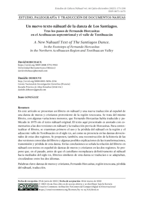 Aproximaciones a Los Tecuanes, danza-drama de origen náhuatl del Estado de Guerrero