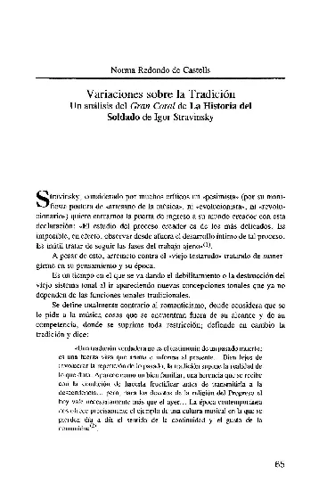 Análisis hacia la interpretación de la Danza del Sacrificio en La Consagración de la Primavera de Igor Stravinsky