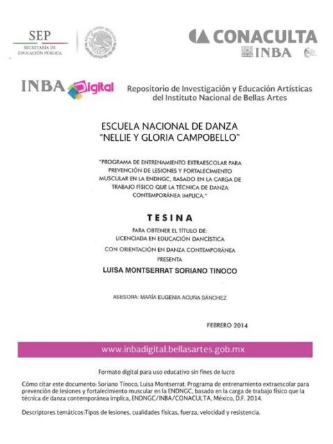 Programa de entrenamiento extraescolar para prevención de lesiones y fortalecimiento muscular