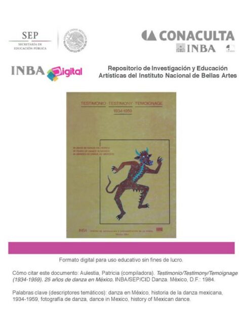 Testimonio 1934-1959