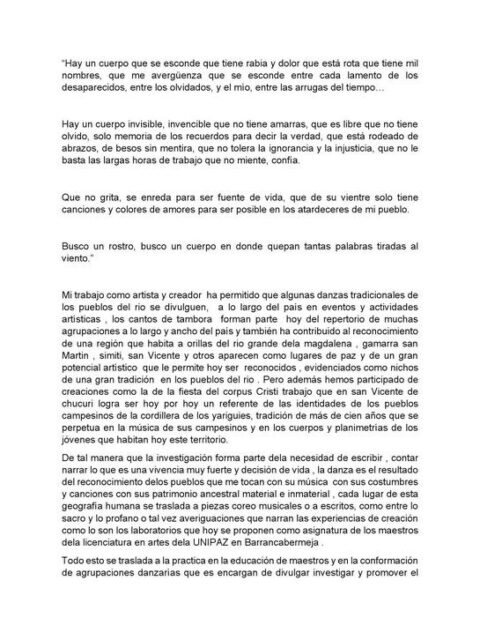 Un cuerpo en la contemporaneidad