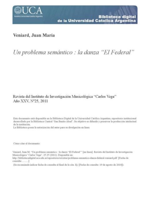 Un problema semántico