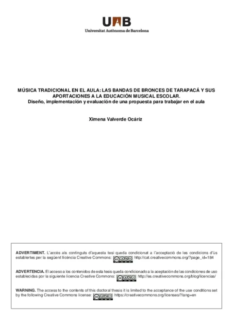 Música tradicional en el aula